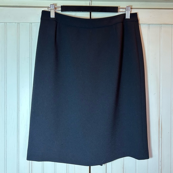 BOSS Hugo Boss Black Pencil Skirt Sz 8 EUC - Picture 4 of 13